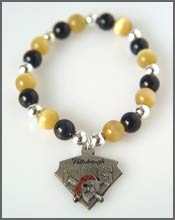 Baltimore Ravens MLB pendant bracelet