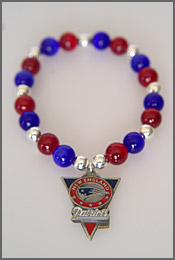 New England Patriots NFL pendant bracelet