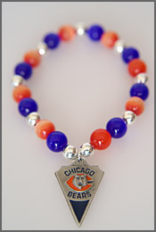 Chicago Bears NFL pendant bracelet