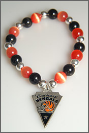 Cincinnati Bengals Pendant Bracelet