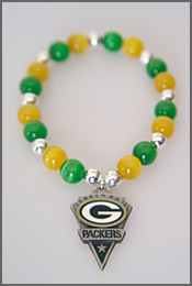 Green Bay Packers NFL pendant bracelet