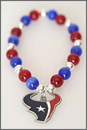 Houston Texans NFL pendant bracelet