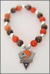 Cleveland Browns NFL pendant bracelet