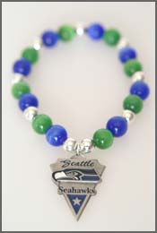 Seattle Seahawks NFL pendant bracelet