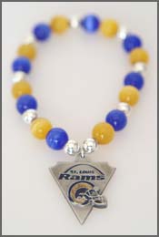 St. Louis Rams NFL pendant bracelet