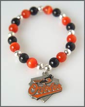 Breast Cancer Bead Bracelet