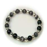 Melanoma Cancer Bead Bracelet