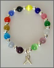 Cancer Ribbon Bracelet