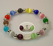 Breast Cancer Bead Bracelet